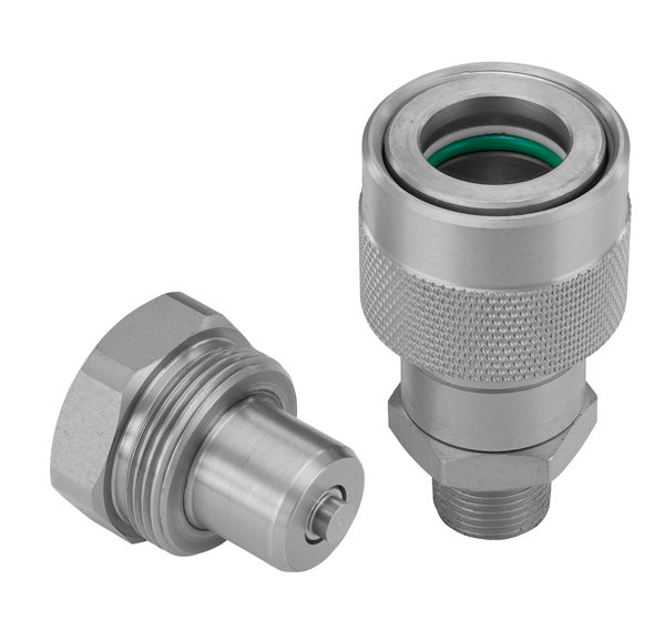 Corrosion-resistant threaded coupling from Stauff for 720 bar operating pressure